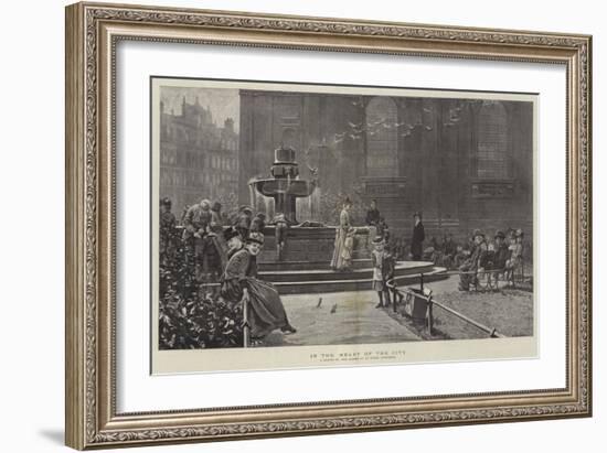 In the Heart of the City-Edward Killingworth Johnson-Framed Giclee Print