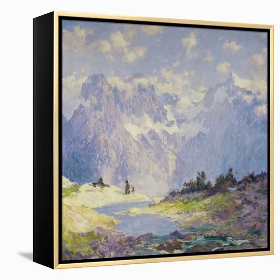 In the High Canadian Rockies, c.1914-1920-Guy Rose-Framed Premier Image Canvas