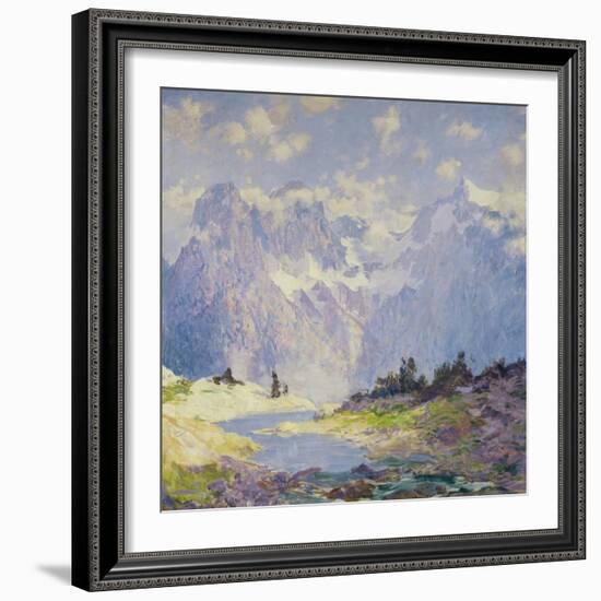 In the High Canadian Rockies, c.1914-1920-Guy Rose-Framed Giclee Print