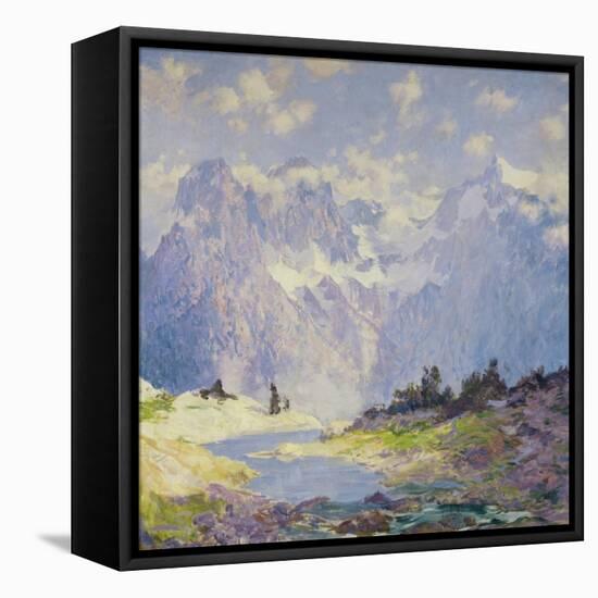 In the High Canadian Rockies, c.1914-1920-Guy Rose-Framed Premier Image Canvas