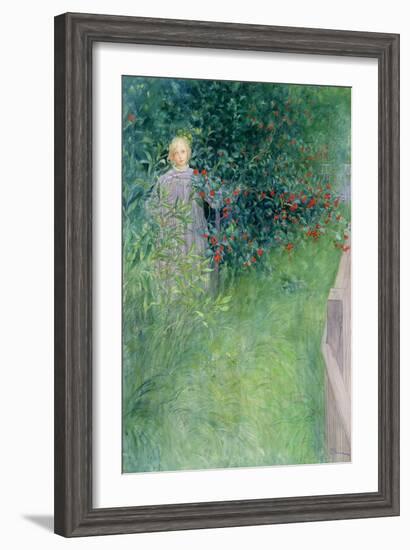 In the Holly Hedge-Carl Larsson-Framed Giclee Print