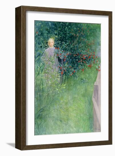 In the Holly Hedge-Carl Larsson-Framed Giclee Print
