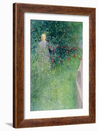 In the Holly Hedge-Carl Larsson-Framed Giclee Print