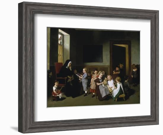 In the Kindergarten-Hubert Salentin-Framed Giclee Print