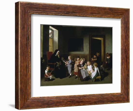 In the Kindergarten-Hubert Salentin-Framed Giclee Print