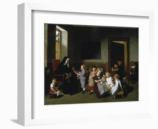 In the Kindergarten-Hubert Salentin-Framed Giclee Print