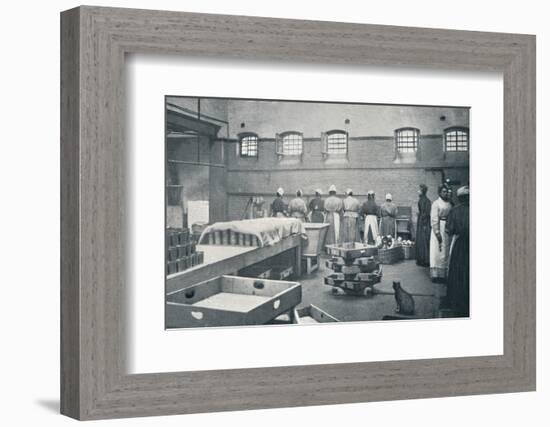 In the kitchen of Holloway Prison, London, c1901 (1901)-Unknown-Framed Photographic Print