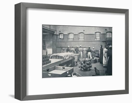 In the kitchen of Holloway Prison, London, c1901 (1901)-Unknown-Framed Photographic Print