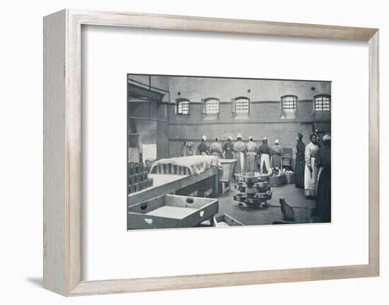 In the kitchen of Holloway Prison, London, c1901 (1901)-Unknown-Framed Photographic Print