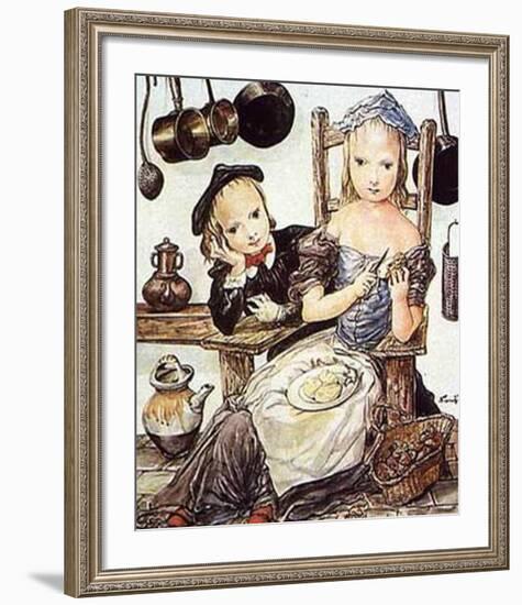 In the Kitchen-Tsuguharu Foujita-Framed Art Print