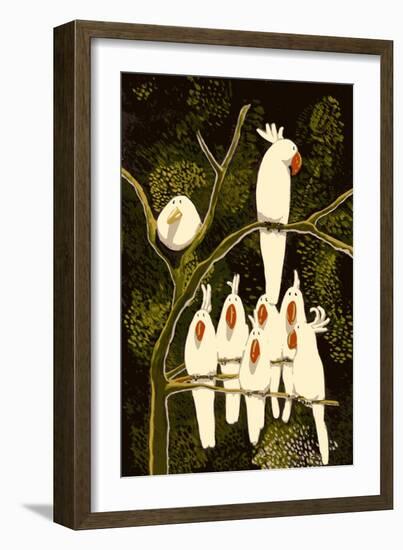 In the Land of the Cockatoo-Thomas MacGregor-Framed Giclee Print