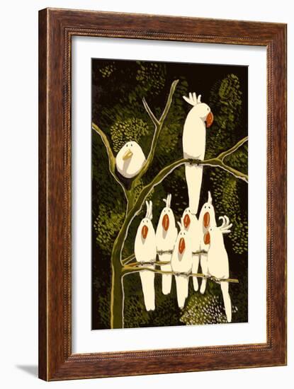 In the Land of the Cockatoo-Thomas MacGregor-Framed Giclee Print