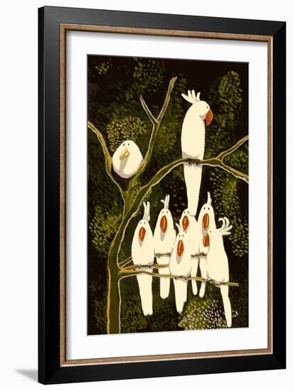 In the Land of the Cockatoo-Thomas MacGregor-Framed Giclee Print