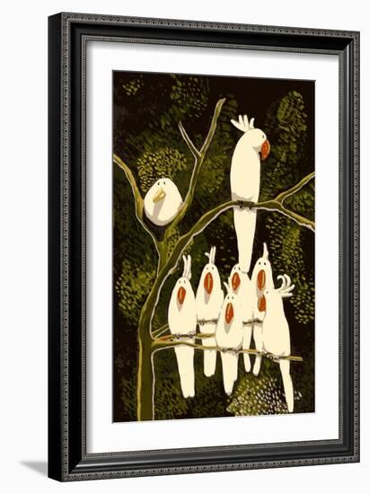 In the Land of the Cockatoo-Thomas MacGregor-Framed Giclee Print