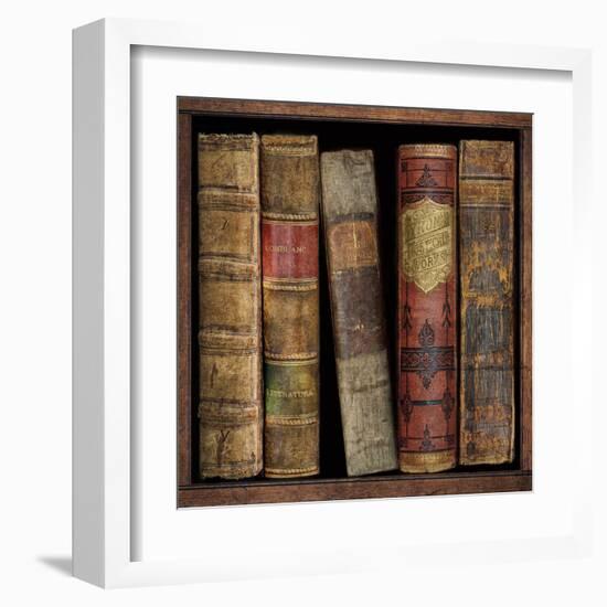 In The Library I-Russell Brennan-Framed Art Print