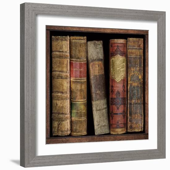 In The Library I-Russell Brennan-Framed Premium Giclee Print