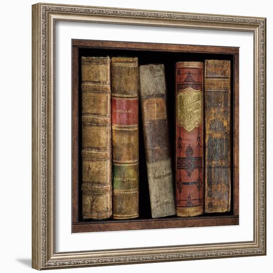 In The Library I-Russell Brennan-Framed Art Print