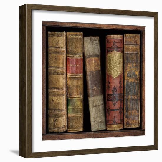 In The Library I-Russell Brennan-Framed Art Print