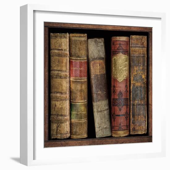 In The Library I-Russell Brennan-Framed Art Print