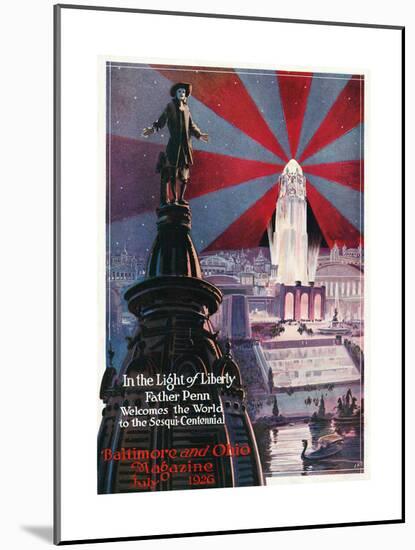 In the Light of Liberty 1926-Charles H. Dickson-Mounted Giclee Print