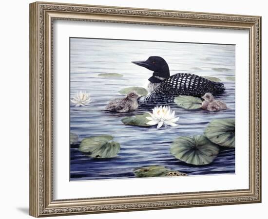 In the Lilies-Kevin Dodds-Framed Giclee Print