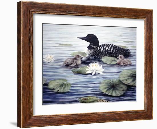 In the Lilies-Kevin Dodds-Framed Giclee Print