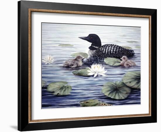 In the Lilies-Kevin Dodds-Framed Giclee Print