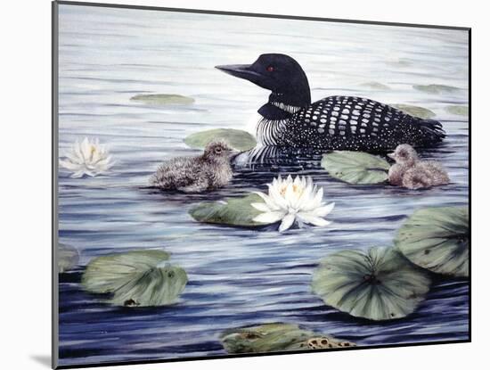 In the Lilies-Kevin Dodds-Mounted Giclee Print
