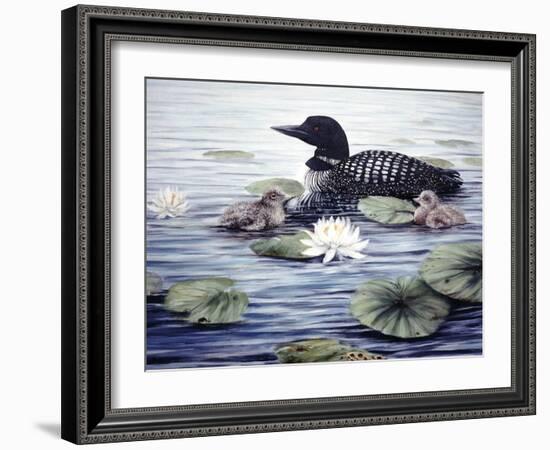 In the Lilies-Kevin Dodds-Framed Giclee Print