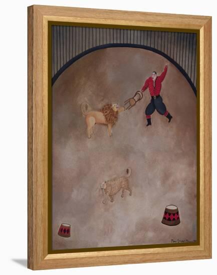 In the Lions' Cage, 1980-Mary Stuart-Framed Premier Image Canvas