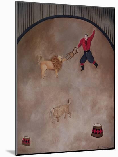 In the Lions' Cage, 1980-Mary Stuart-Mounted Giclee Print