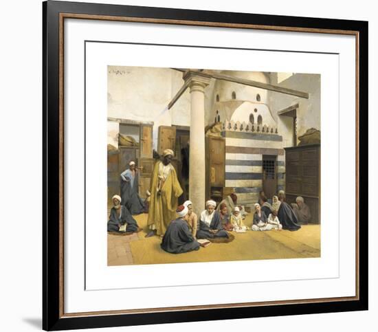 In the Madrasa-Ludwig Deutsch-Framed Premium Giclee Print