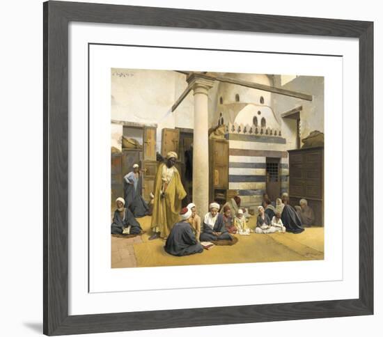In the Madrasa-Ludwig Deutsch-Framed Premium Giclee Print