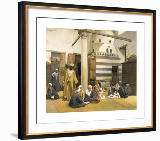 In the Madrasa-Ludwig Deutsch-Framed Premium Giclee Print