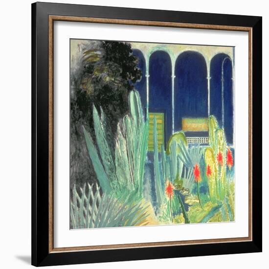 In the Majorelle Gardens-David Alan Redpath Michie-Framed Giclee Print