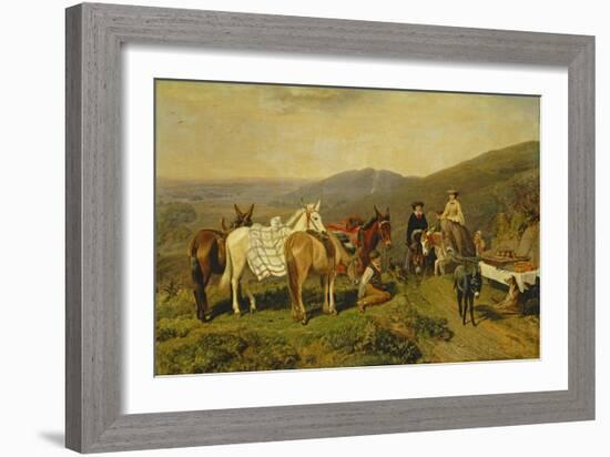 In the Malvern Hills, 1858-Friedrich Wilhelm Keyl-Framed Giclee Print