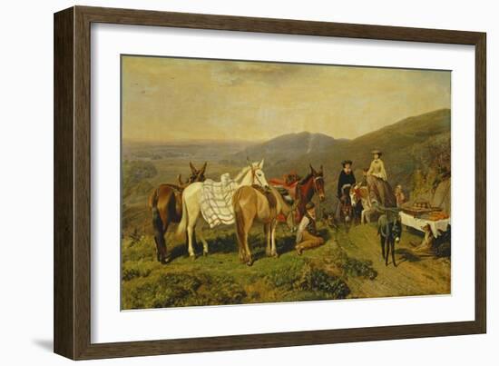 In the Malvern Hills, 1858-Friedrich Wilhelm Keyl-Framed Giclee Print