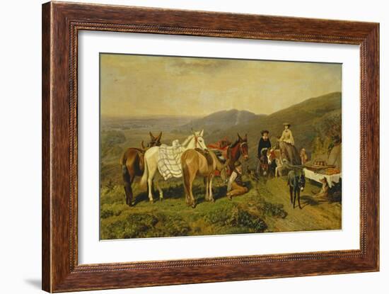 In the Malvern Hills, 1858-Friedrich Wilhelm Keyl-Framed Giclee Print