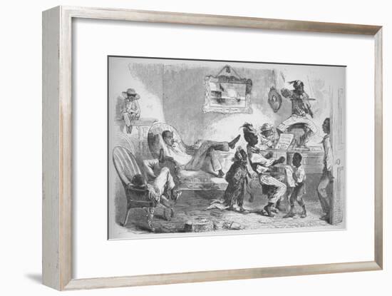 'In the mansion of Robert W Barnwell at Beaufort, North Carolina', c1860, (1938)-Unknown-Framed Giclee Print