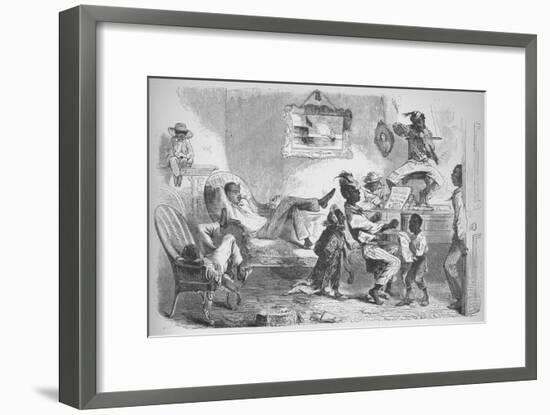 'In the mansion of Robert W Barnwell at Beaufort, North Carolina', c1860, (1938)-Unknown-Framed Giclee Print