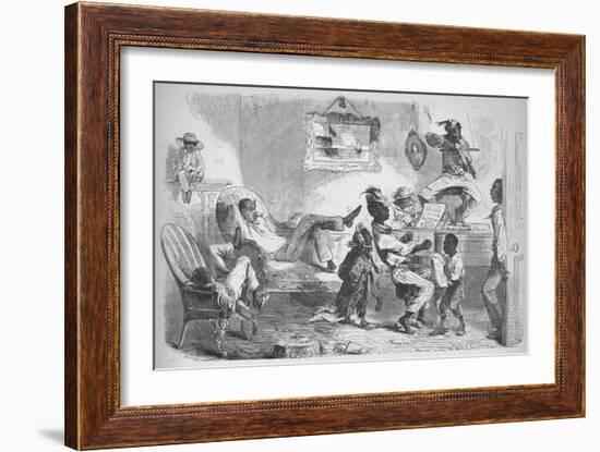 'In the mansion of Robert W Barnwell at Beaufort, North Carolina', c1860, (1938)-Unknown-Framed Giclee Print