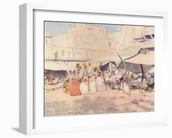 'In the Market-place, Jeypore', 1905-Mortimer Luddington Menpes-Framed Giclee Print