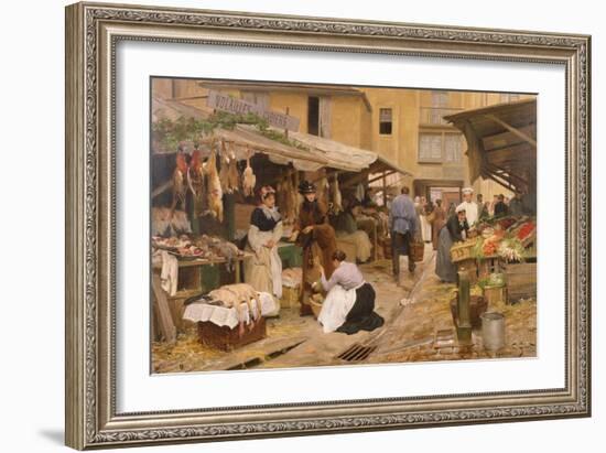 In the Market-Victor Gabriel Gilbert-Framed Giclee Print