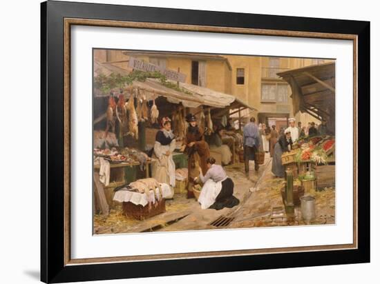 In the Market-Victor Gabriel Gilbert-Framed Giclee Print