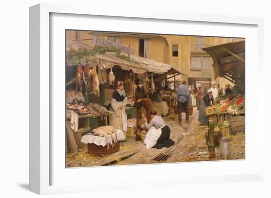 In the Market-Victor Gabriel Gilbert-Framed Giclee Print