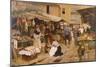 In the Market-Victor Gabriel Gilbert-Mounted Giclee Print