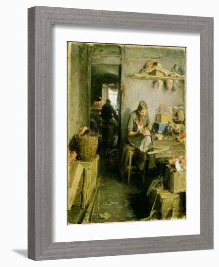 In the Mask Studio, 1897-Abram Efimovich Arkhipov-Framed Giclee Print