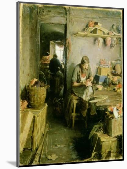 In the Mask Studio, 1897-Abram Efimovich Arkhipov-Mounted Premium Giclee Print