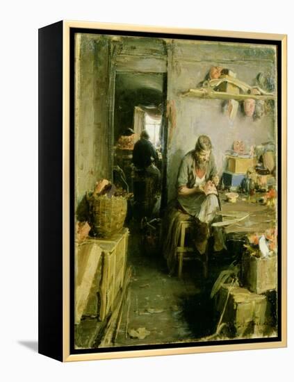 In the Mask Studio, 1897-Abram Efimovich Arkhipov-Framed Premier Image Canvas