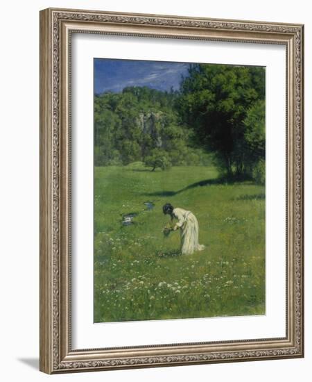 In the Meadow, 1876-Hans Thoma-Framed Giclee Print